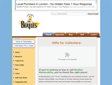 Tablet Screenshot of icollectbeatles.com